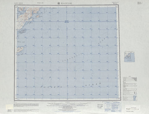 Región alrededor de Kaguyak en Estados Unidos