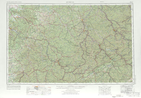 Región alrededor de Jenkins en Estados Unidos