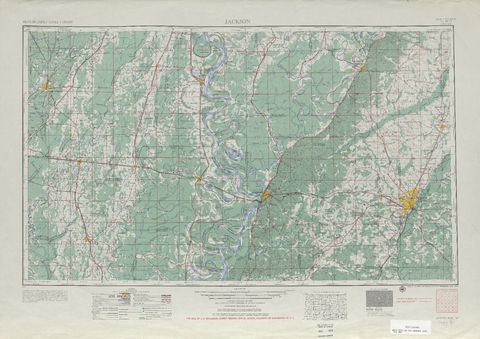 Región alrededor de Jackson en Estados Unidos