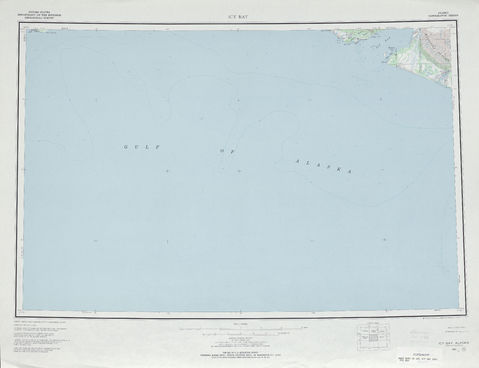 Región alrededor de Icy Bay en Estados Unidos