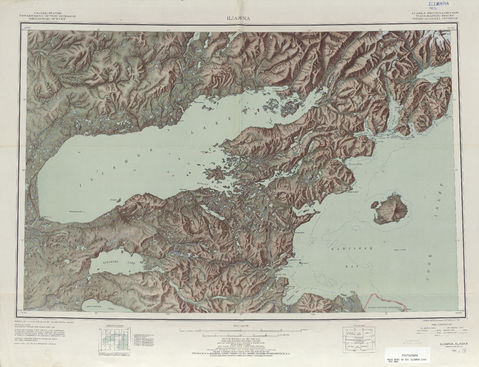 Región alrededor de Iliamna en Estados Unidos