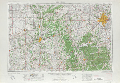 Región alrededor de Indianapolis en Estados Unidos