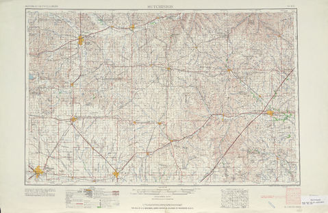 Región alrededor de Hutchinson en Estados Unidos