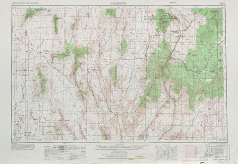 Región alrededor de Caliente en Estados Unidos