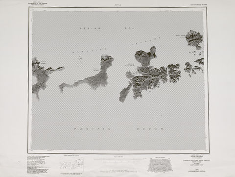 Adak Radar Image Mosaic Sheet, United States 1983