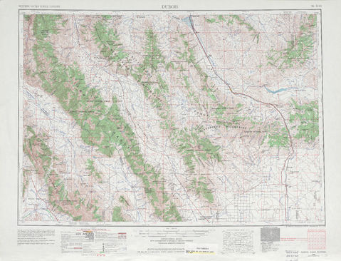 Area around Dubois in the United States | Gifex