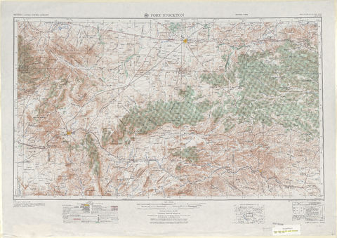 Area around Fort Stockton in the United States | Gifex