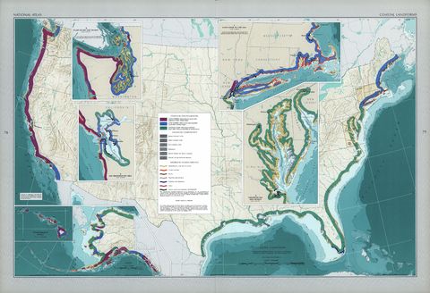 Accidentes Geográficos Costeros de Estados Unidos
