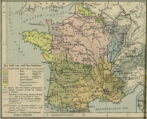 El impuesto sobre la sal en Francia