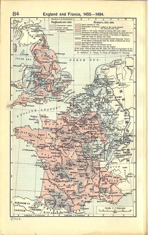 England and France in 1455-1494