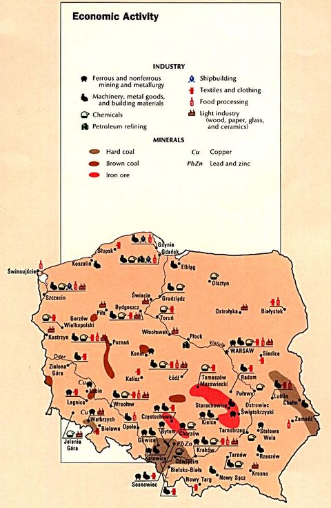 Actividad Económica de Polonia 1990