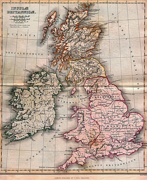 Britannia (Ancient British Islands) Map