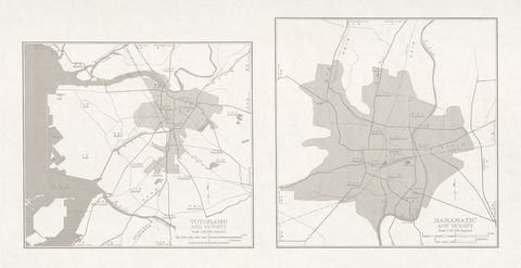 Toyohashi, Hamamatsu and their Vicinities, Japan 1954