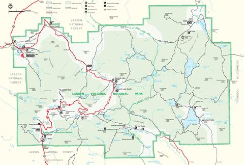 Lassen Volcanic National Park Map, California | Gifex