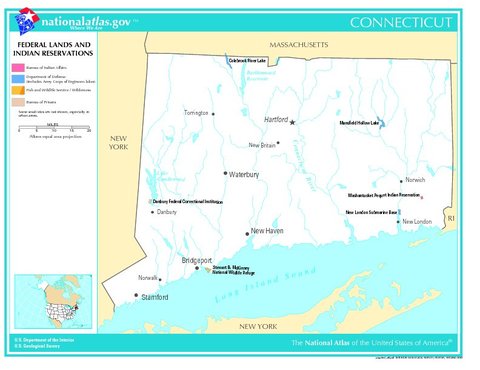 Connecticut Federal Lands and Indian Reservations, United States | Gifex