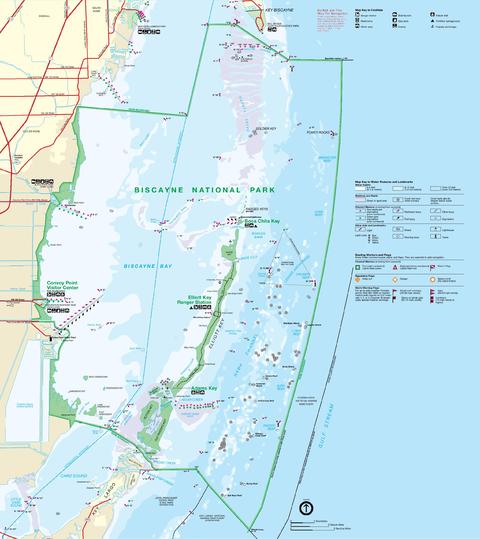 Biscayne National Park Map Gifex   Biscayne National Park Map 