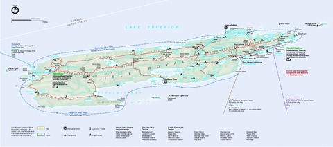 Isle Royale National Park Map | Gifex