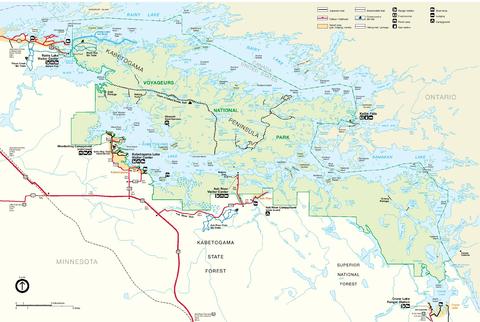 Voyageurs National Park Map Gifex   Voyageurs National Park Map 