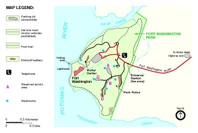 Fort Washington Park Map | Gifex