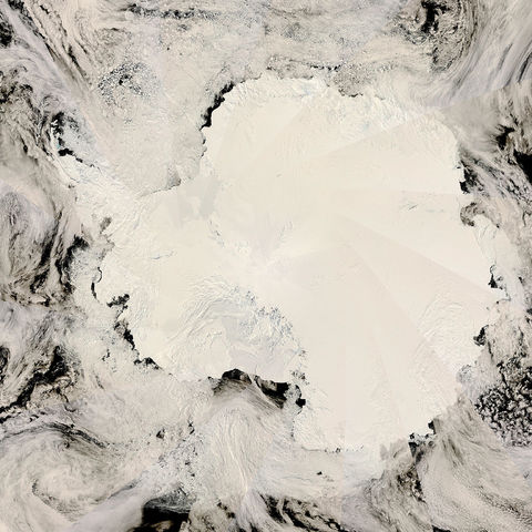 Satellite image, photo of Antarctica