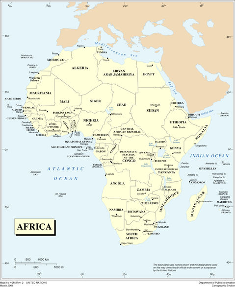 Africa Political Map