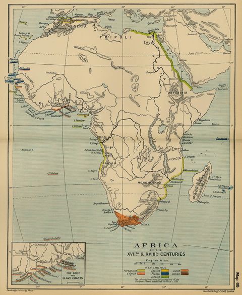 África en los siglos XVII y XVIII