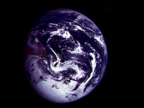 Oceania seen from space