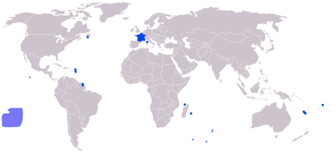 Overseas departments and territories of France