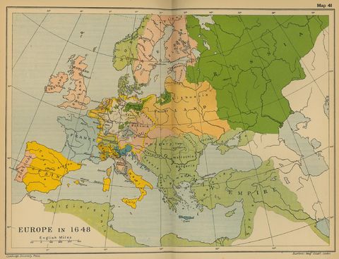 Карта 1648 года