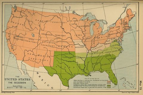 Estados Unidos: La Secesión 1860