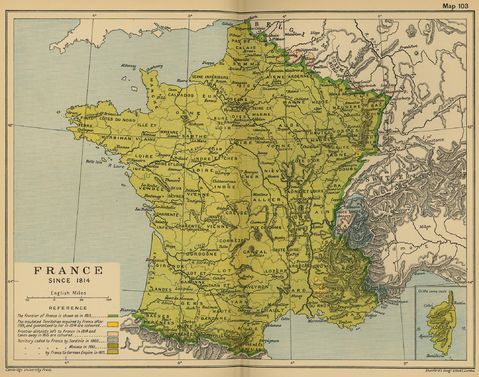 Francia en 1814