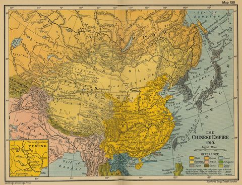 The Chinese Empire in 1910