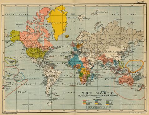 The world in 1910