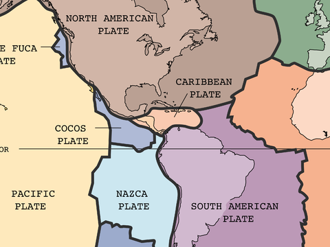 Central America and the Caribbean Plate