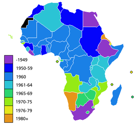 Independencia de los países de África