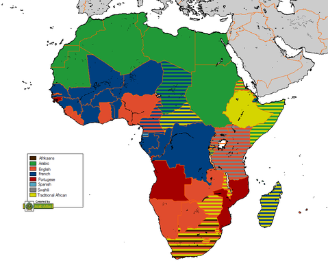 Official languages in Africa