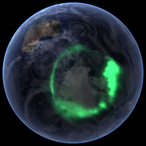 Aurora Australis of September 11, 2005