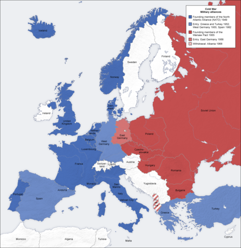 Cold War Military alliance in Europe