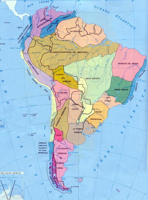 Regiones naturales de América del Sur