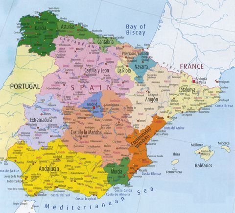 Comunidades Autónomas de España