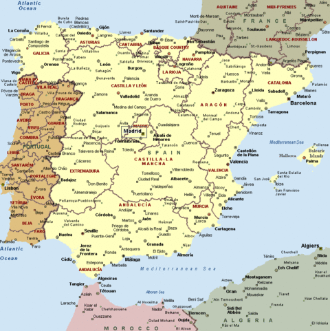 Mapa Político de España