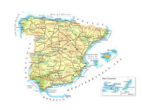 Mapa de Carreteras de España