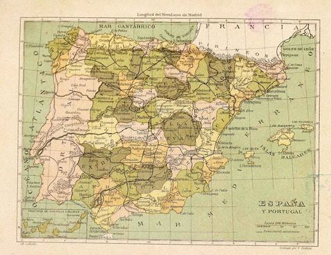 División provincial de España 1850