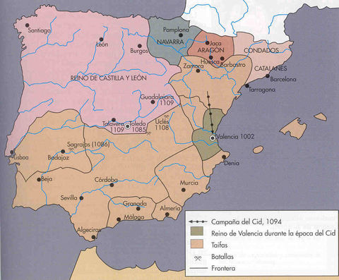 Reconquista o Conquista cristiana a comienzos del siglo XII