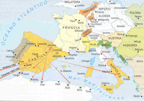 reyes catolicos burgos maps