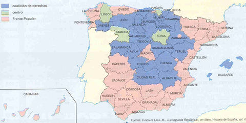 Spain General Election 1936 Gifex   Spain General Election 1936 