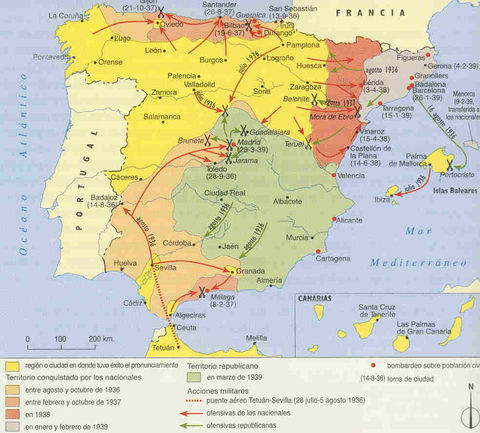 The Spanish Civil War 1936-1939