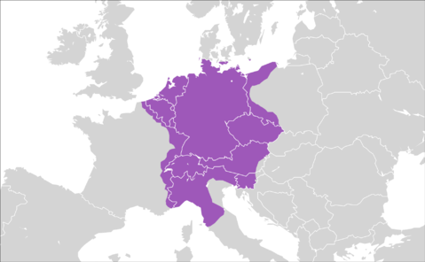 The Holy Roman Empire around 1600 