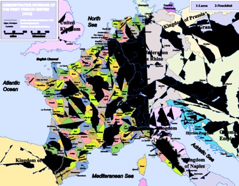 The French Empire under Napoleon 1812 | Gifex