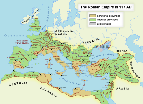 The Roman Empire in 117  